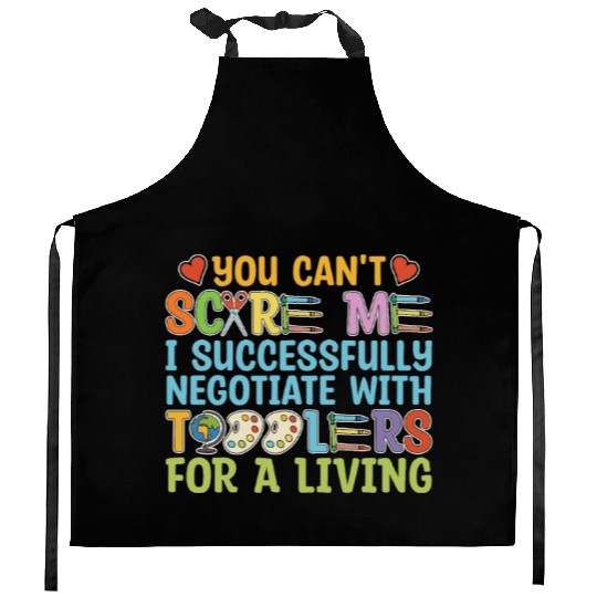 Daycare Teacher Funny Kitchen Aprons