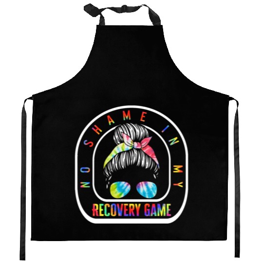 Sobriety Kitchen Aprons, No Shame In My Recovery Game