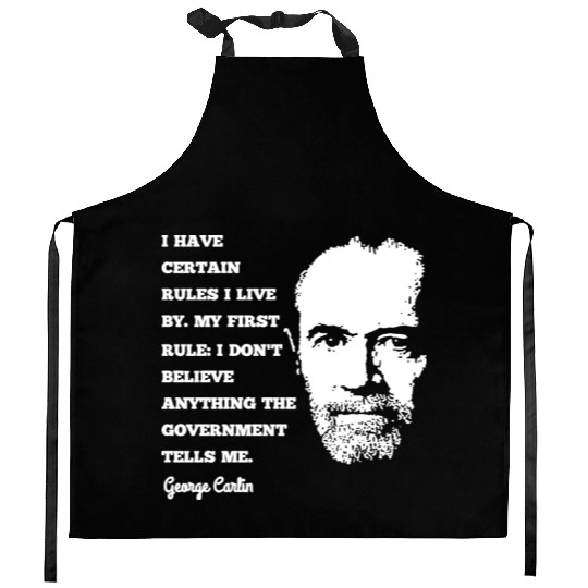 George Carlin Comedy Legend Kitchen Aprons