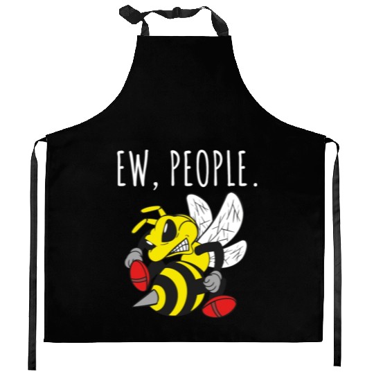 Ew People Angry Bee Kitchen Aprons