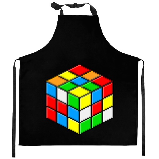 rubiks cube Kitchen Aprons