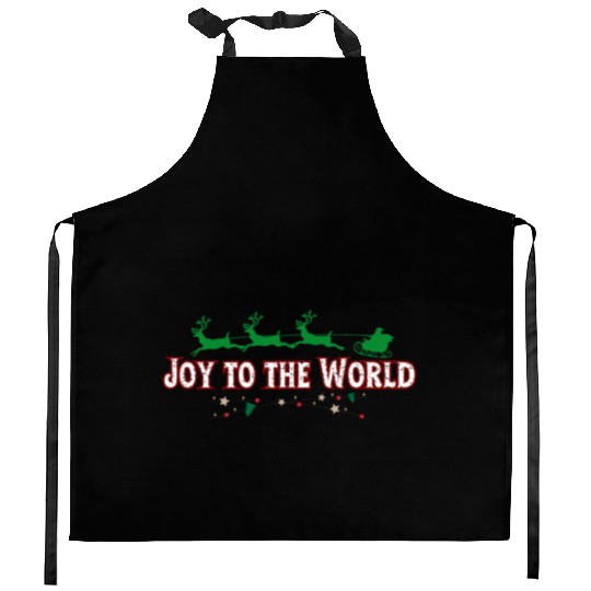 Joy to the World Kitchen Aprons