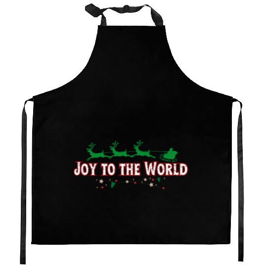 Joy to the World Kitchen Aprons