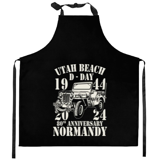 Utah Beach D Day 1944 2024 80 Anniversary Normandy Kitchen Aprons