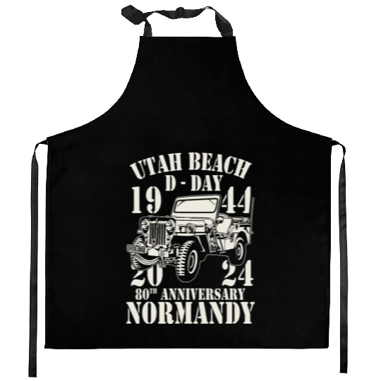 Utah Beach D Day 1944 2024 80 Anniversary Normandy Kitchen Aprons
