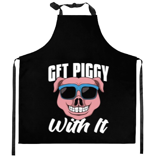 Pig Farming Get Piggy With It Farm Animals Farmer Kitchen Aprons