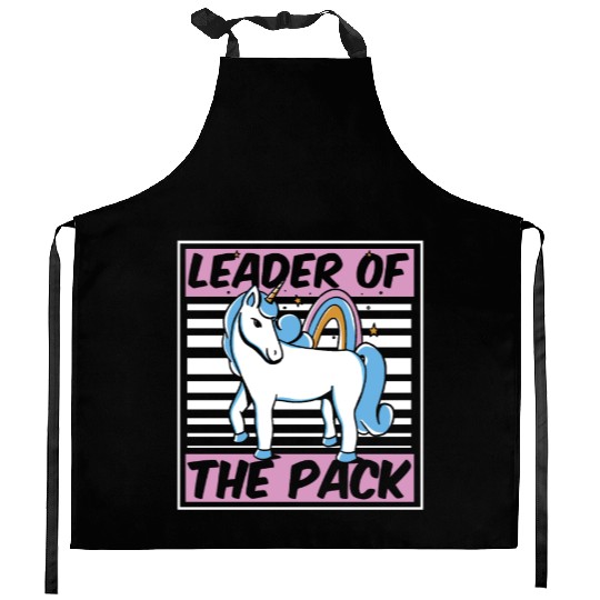 Unicorn Funny Weird Humor Alpha Male Kitchen Aprons