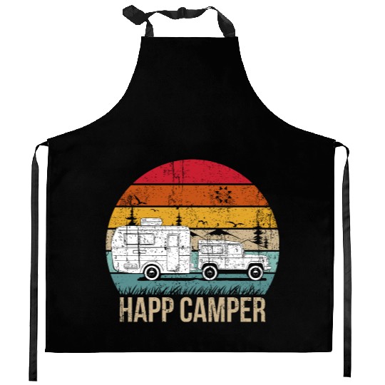 Happy Camper Kitchen Aprons