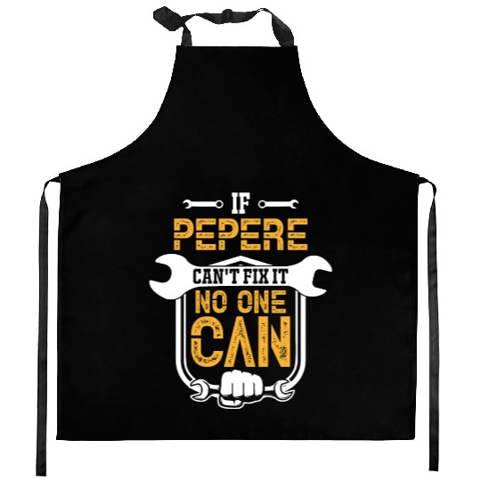 Mens Pepere Handyman Fix It Kitchen Aprons Mechanic Tools