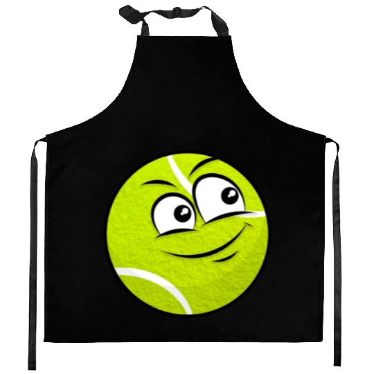Tennis Fuzzy Balls Kitchen Aprons