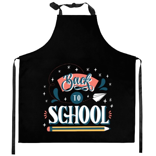 Back To School With A Pencil Kitchen Aprons
