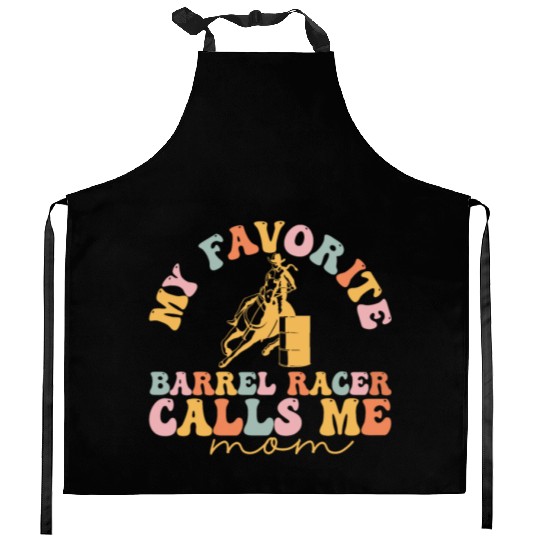 Groovy Barrel Racing Kitchen Aprons