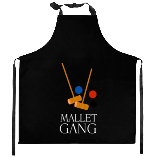 Lawn Game - Golf Croquet Player Kitchen Aprons