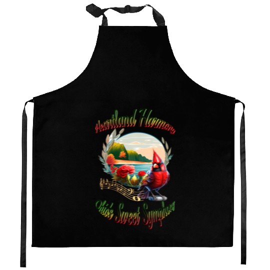 Heartland Harmony: Ohio's Sweet Symphony Kitchen Aprons