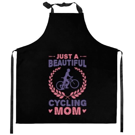 Just A Beautiful Cycling Mom Kitchen Aprons