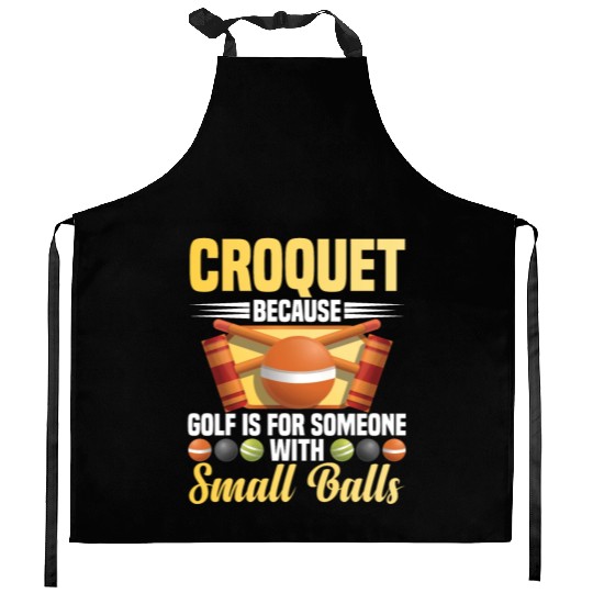 Croquet Mallet Croquet Club Croquet Player Croquet Kitchen Aprons