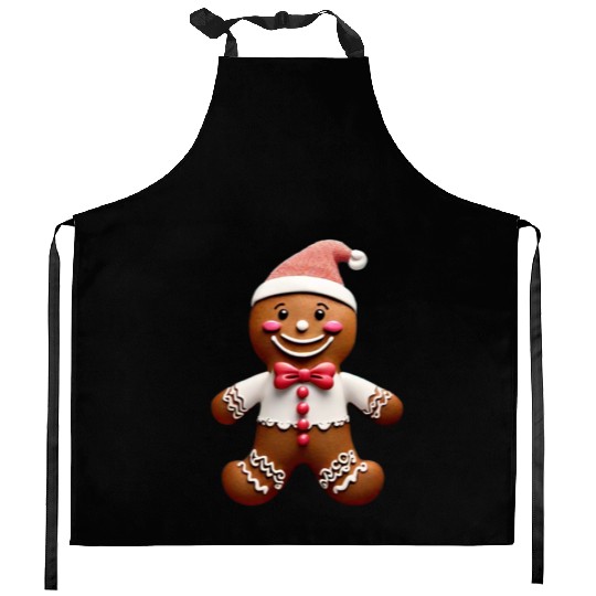 Whimsical Wonders: Gingerbread Dreams Kitchen Aprons