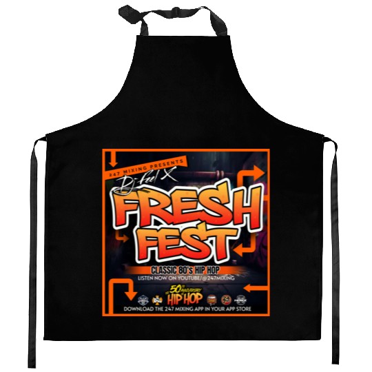 Dj Feel X - Fresh Fest Vol 1Classic 80s Hip Hop Kitchen Aprons