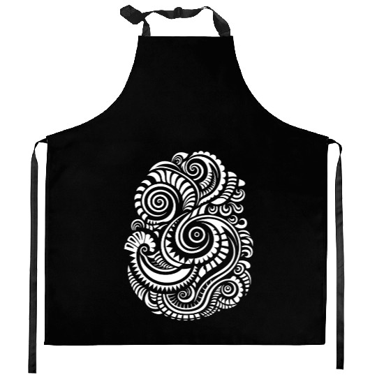 New Zealand's Inked Heritage Maori Tattoo in White Kitchen Aprons