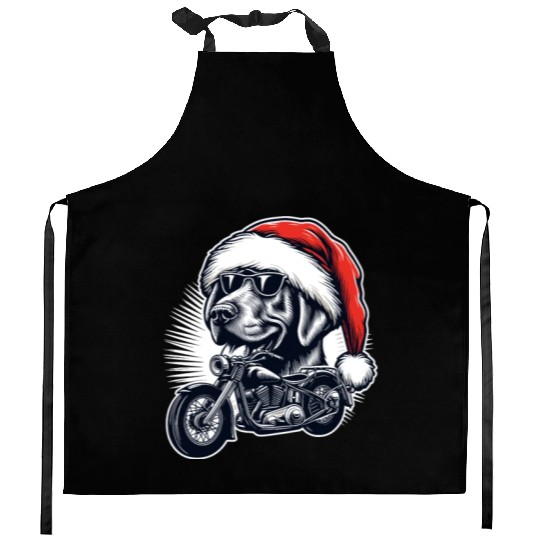 Christmas funny Africanis Dog Mom gift Kitchen Aprons