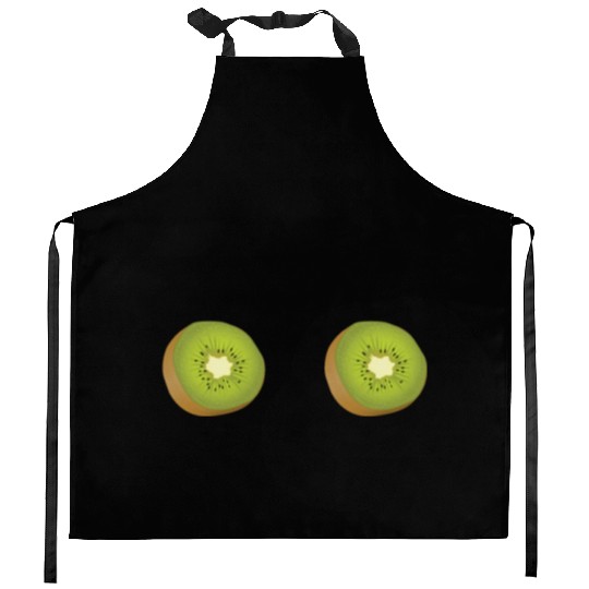 Kiwi Boobs Breasts Bra Funny Women Kitchen Aprons