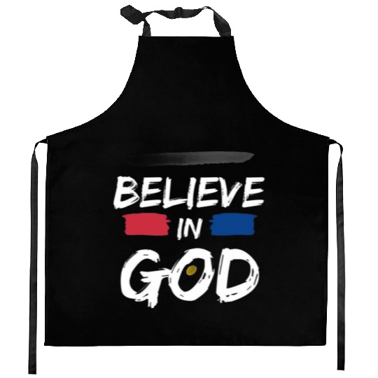 Never give up Kitchen Aprons