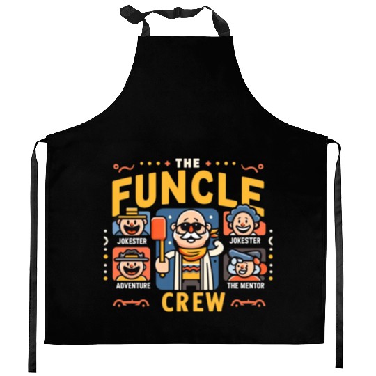 The Funcle Crew: Unlocking the Magic of Unclehood Kitchen Aprons