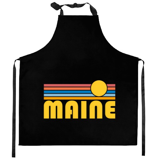 Maine Sunset Maine Kitchen Aprons