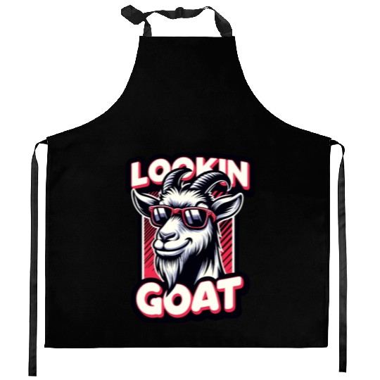 Farm Animal Animal Farmer Goat Lover Kitchen Aprons