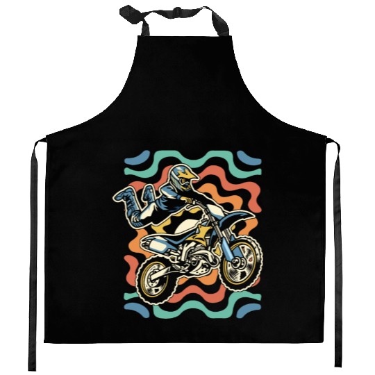 Dirt Bike Mx Motocross Supermoto Kitchen Aprons