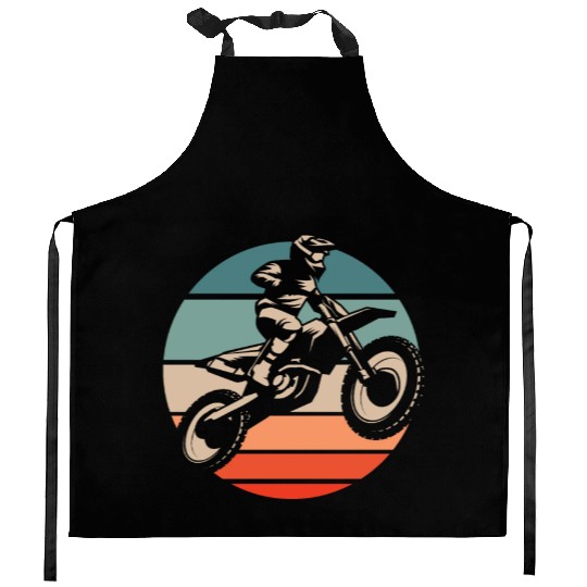 Dirt Bike Mx Motocross Supermoto Kitchen Aprons