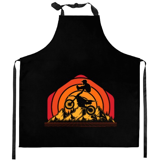 Dirt Bike Mx Motocross Supermoto Kitchen Aprons