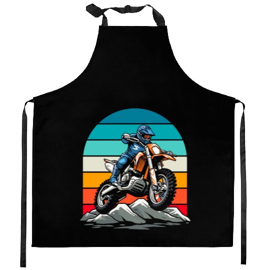 Dirt Bike Mx Motocross Supermoto Kitchen Aprons