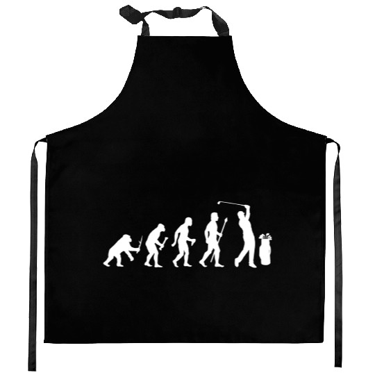 Funny Evolution Of Golf Kitchen Aprons