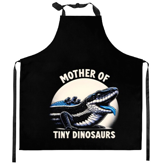 Lizard Collector Reptile Lover Blue Tongue Skink Kitchen Aprons