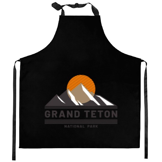 Grand Teton National Park Kitchen Aprons