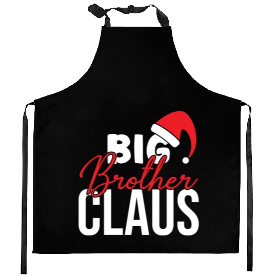 Big brother Claus, Xmas Quotes, Christmas Gifts Kitchen Aprons
