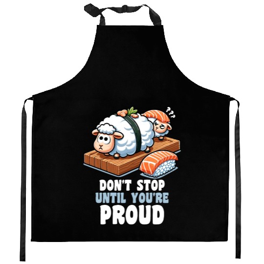 Sushi Lover Japanese Food Cute Inspirational Funny Kitchen Aprons