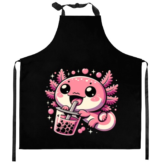 Kawaii Bubble Tea Boba Lover Cute Asian Culture Kitchen Aprons