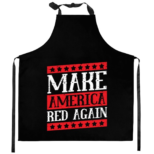 Make America Red Again American Flag Voter Vote Kitchen Aprons