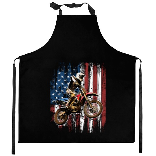 Dirt Bike Racing Motocross Racing S Kitchen Aprons