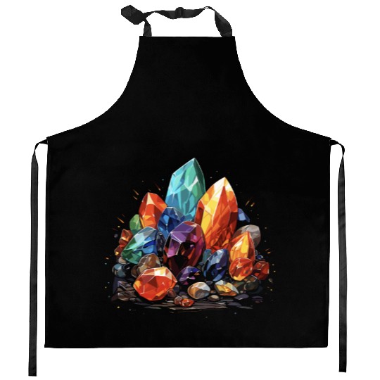 Lapidary Artist Gemstone Stone Collecting Stone Kitchen Aprons
