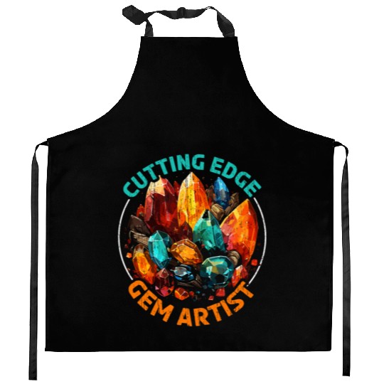 Lapidary Artist Gemstone Stone Collecting Stone Kitchen Aprons