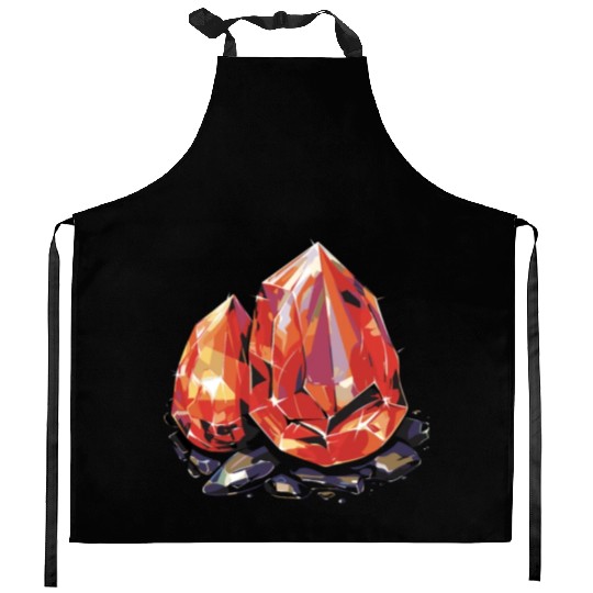 Lapidary Artist Gemstone Stone Collecting Stone Kitchen Aprons