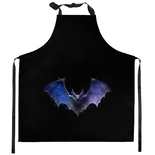 Celestial Bat Gothic Space Galaxy Vampire Grunge A Kitchen Aprons
