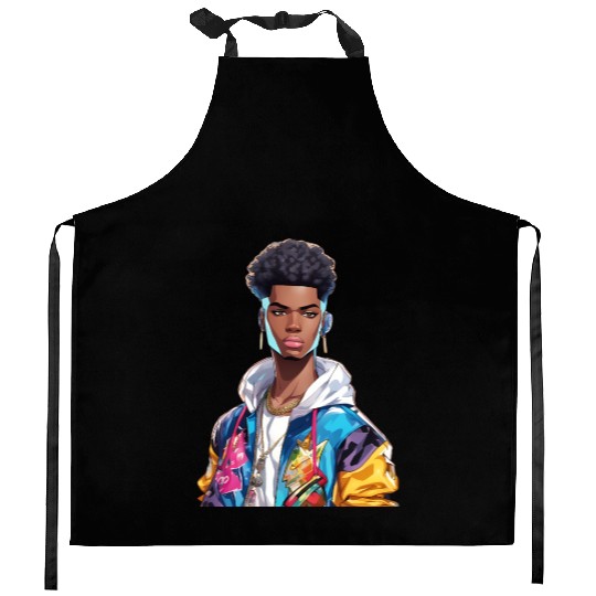 Afro Hip Hop Kitchen Aprons