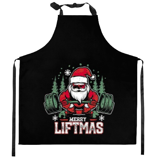 merry liftmas ugly christmas funny,Gym Workout Kitchen Aprons