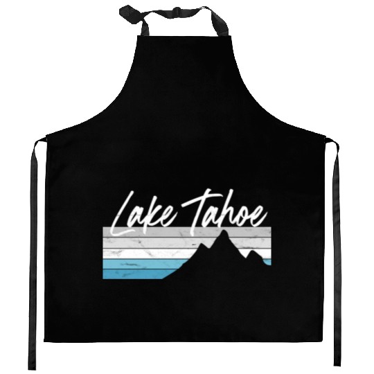 Lake Tahoe Nevada California Mountain Skiing Py Kitchen Aprons