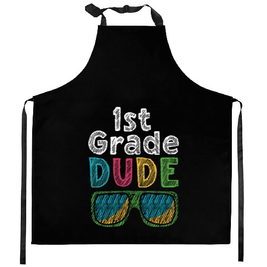 Kindergarten Teacher Funny Student 1st Graduation Kitchen Aprons