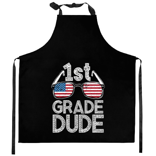 Kindergarten Teacher Funny Student 1st Graduation Kitchen Aprons